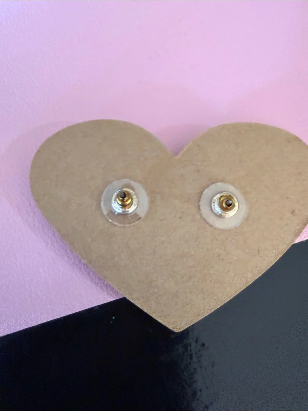 Lavender Beaded Oval Druzy Stud Earrings